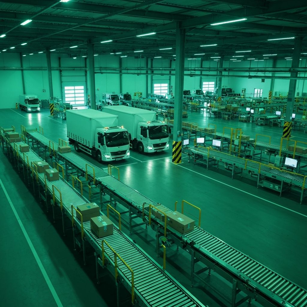 Emerald Logistics warehouse and fleet